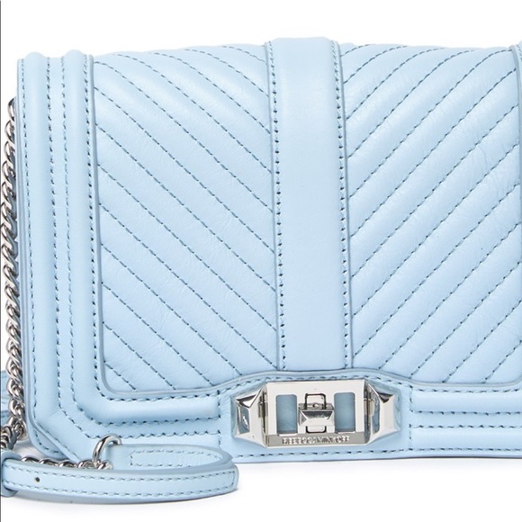 NWT Rebecca Minkoff Chevron Quilted Crossbody - Picture 1 of 8